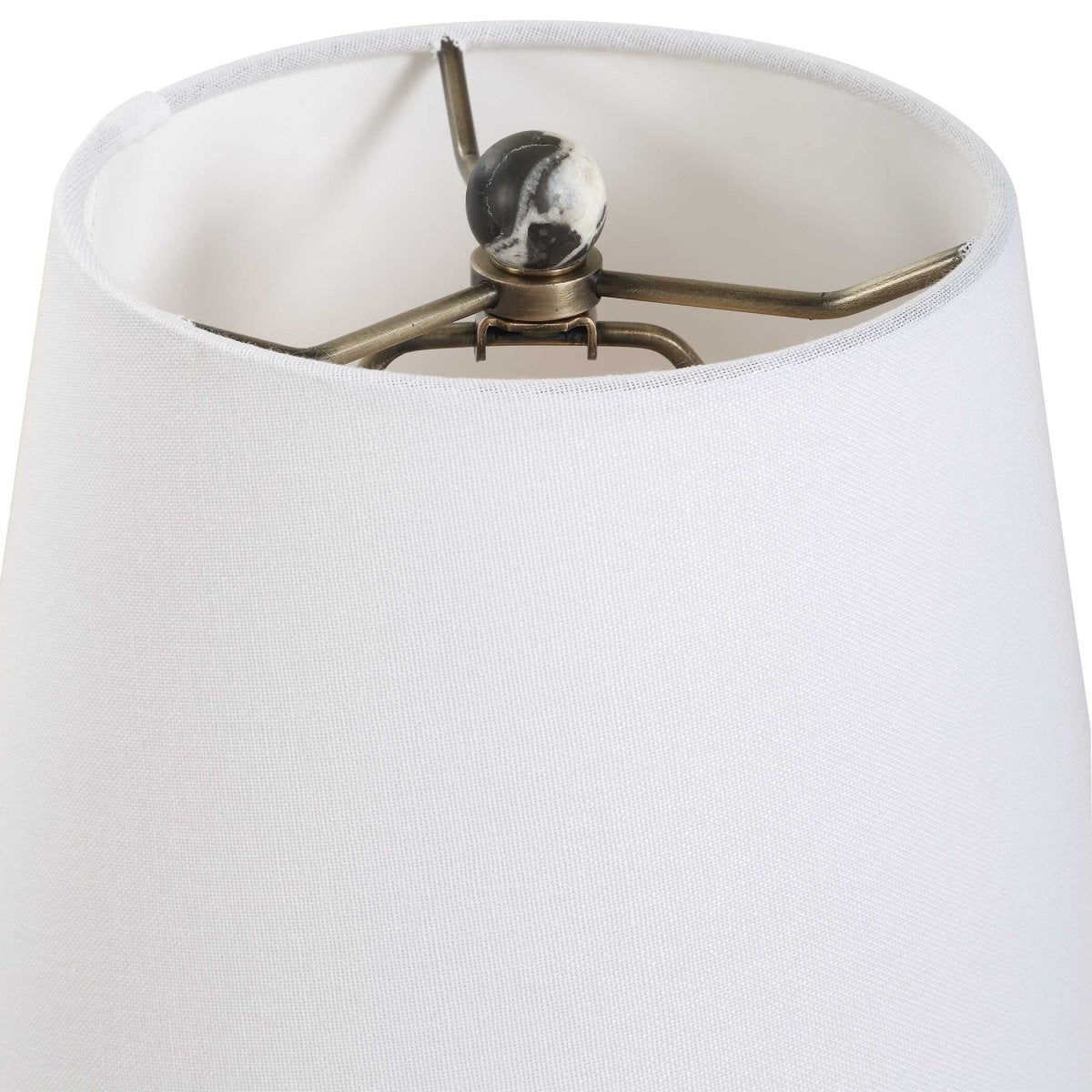 Marcela Panda Marble Buffet Lamp - Uttermost - Table Lamp by Modest Hut