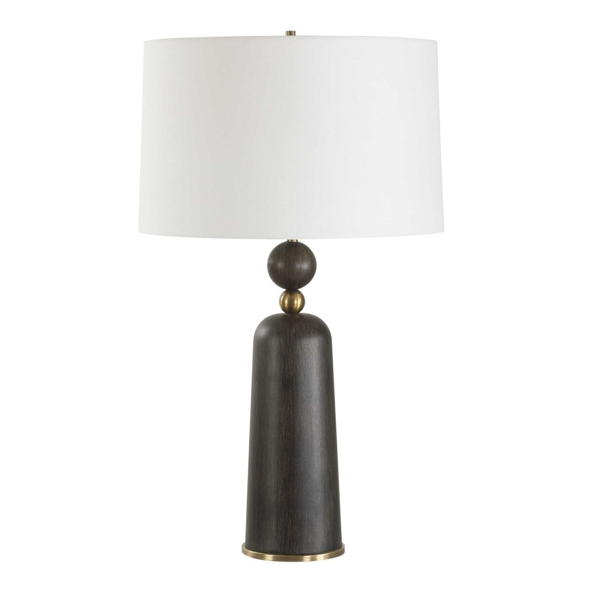 McQuinn Dark Walnut Table Lamp - Uttermost - Table Lamp by Modest Hut