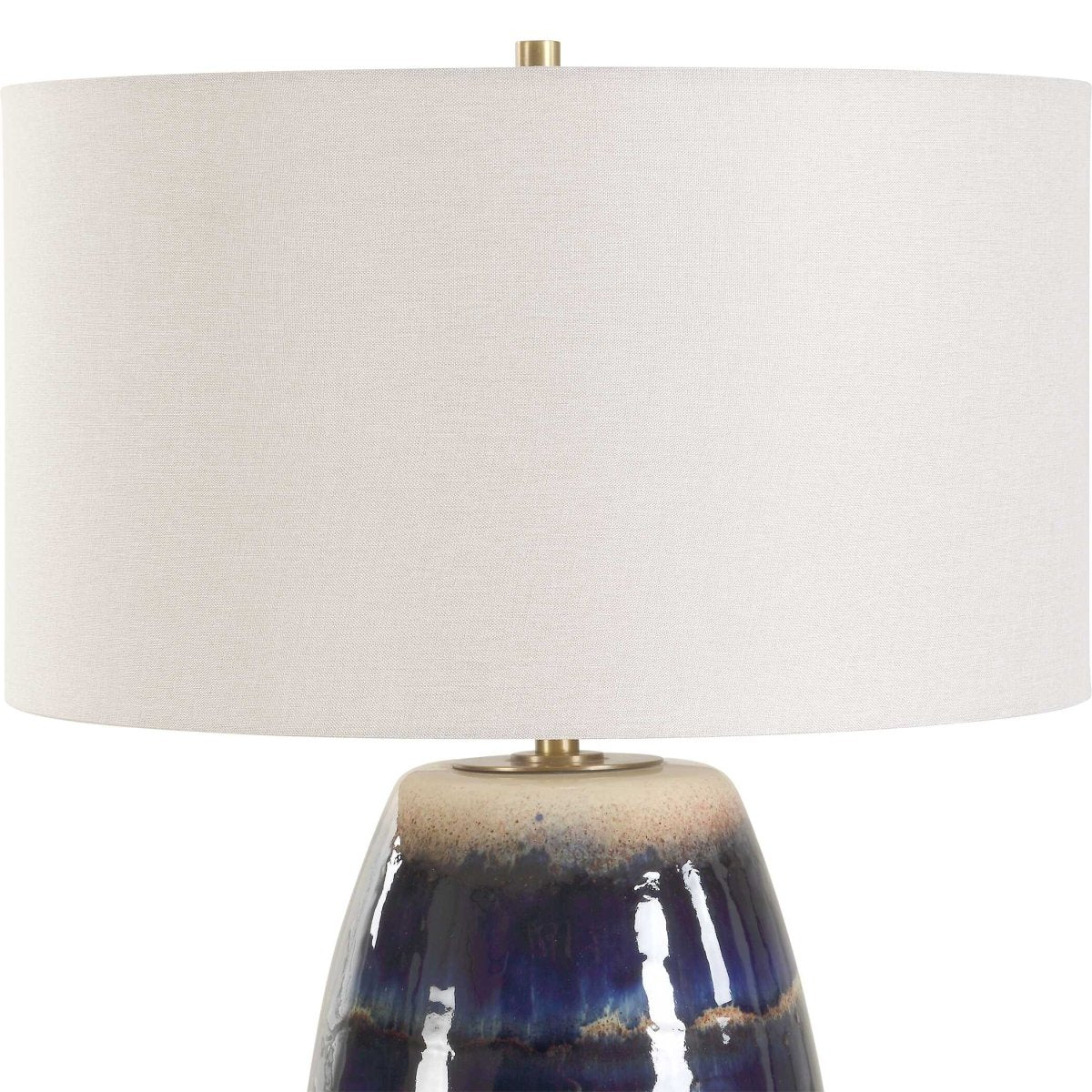 Orleans Blue Glaze Table Lamp - Uttermost - Table Lamp by Modest Hut