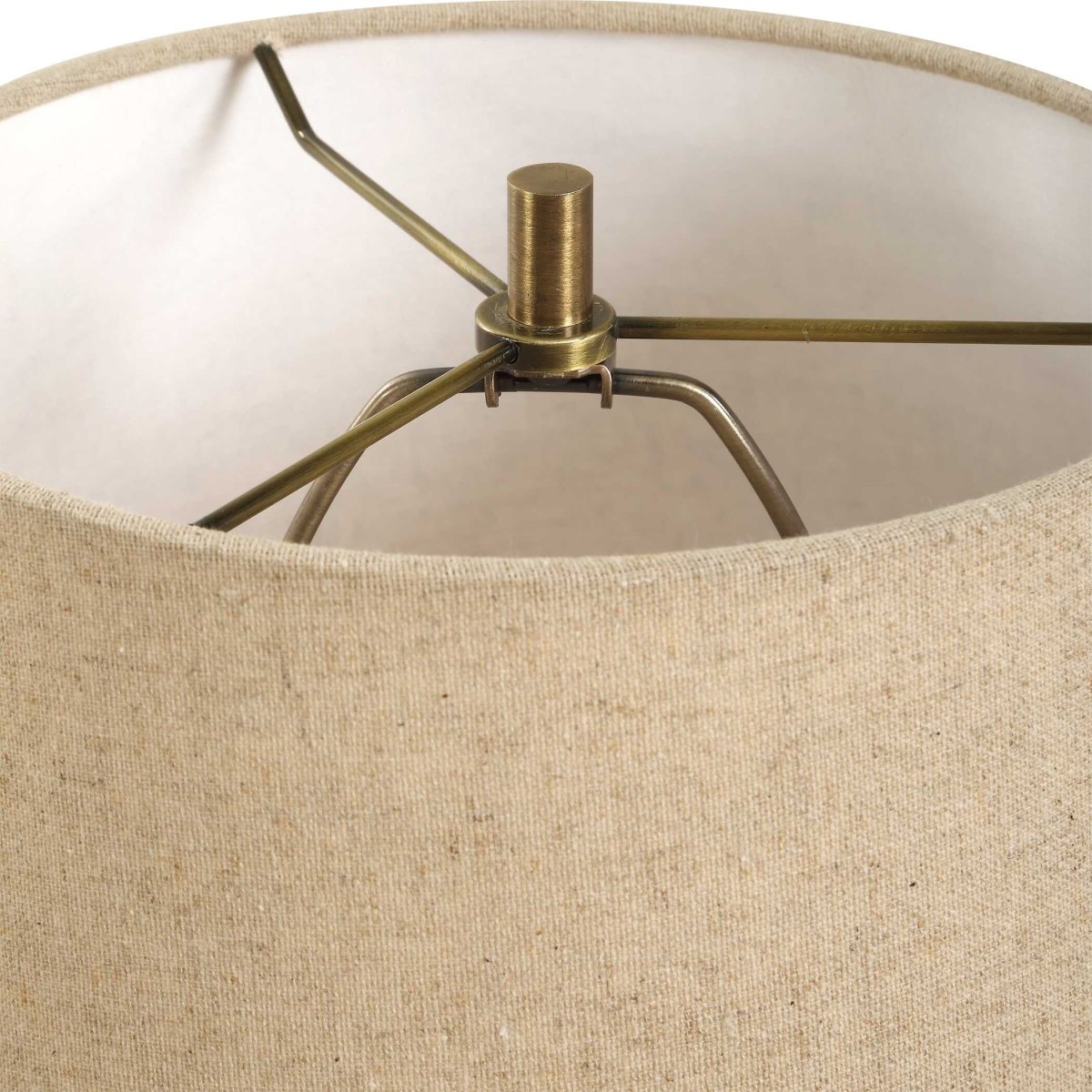 Percy Brown Marble Buffet Lamp - Uttermost - Table Lamp by Modest Hut