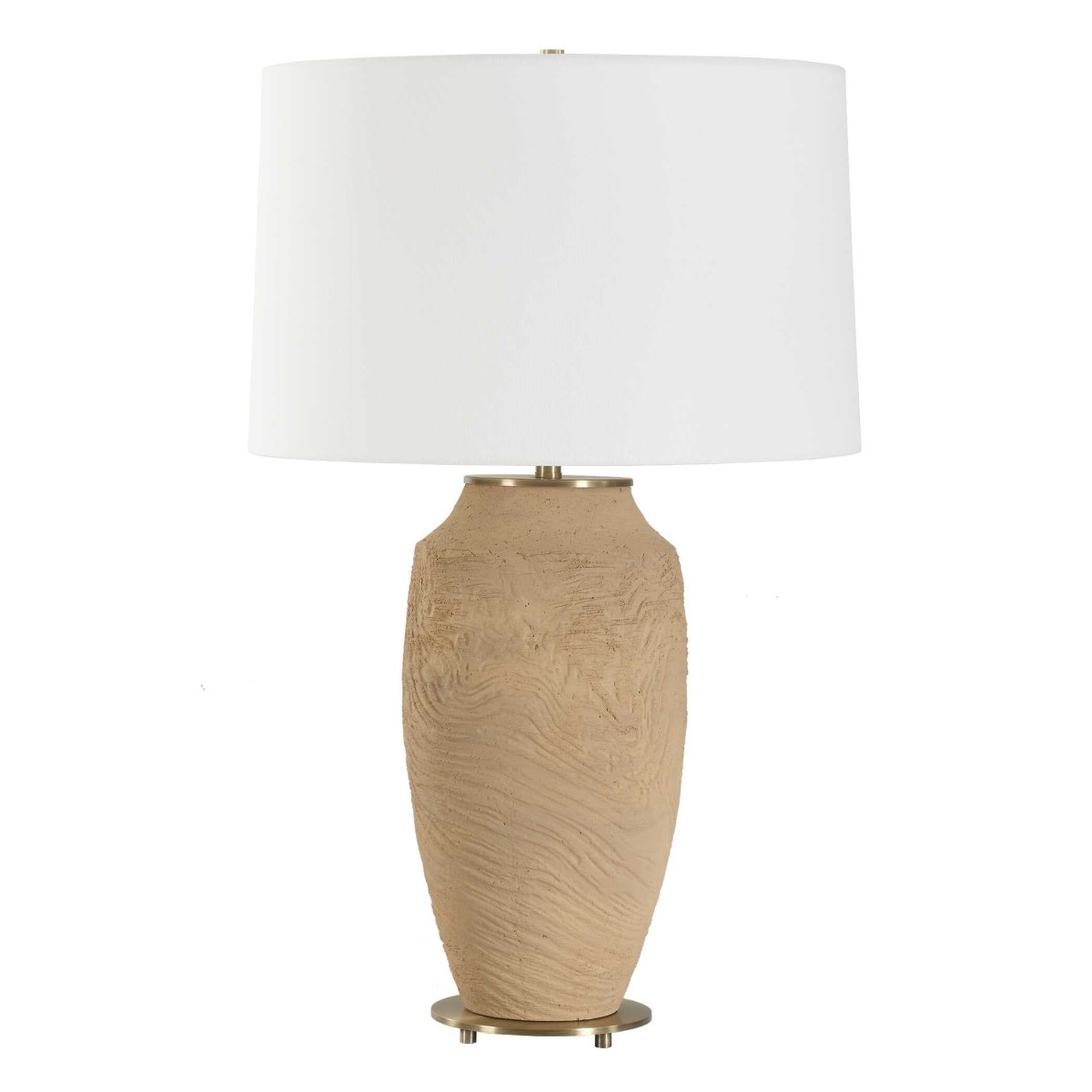 Sandstone Flow Terracotta Table Lamp - Uttermost - Table Lamp by Modest Hut
