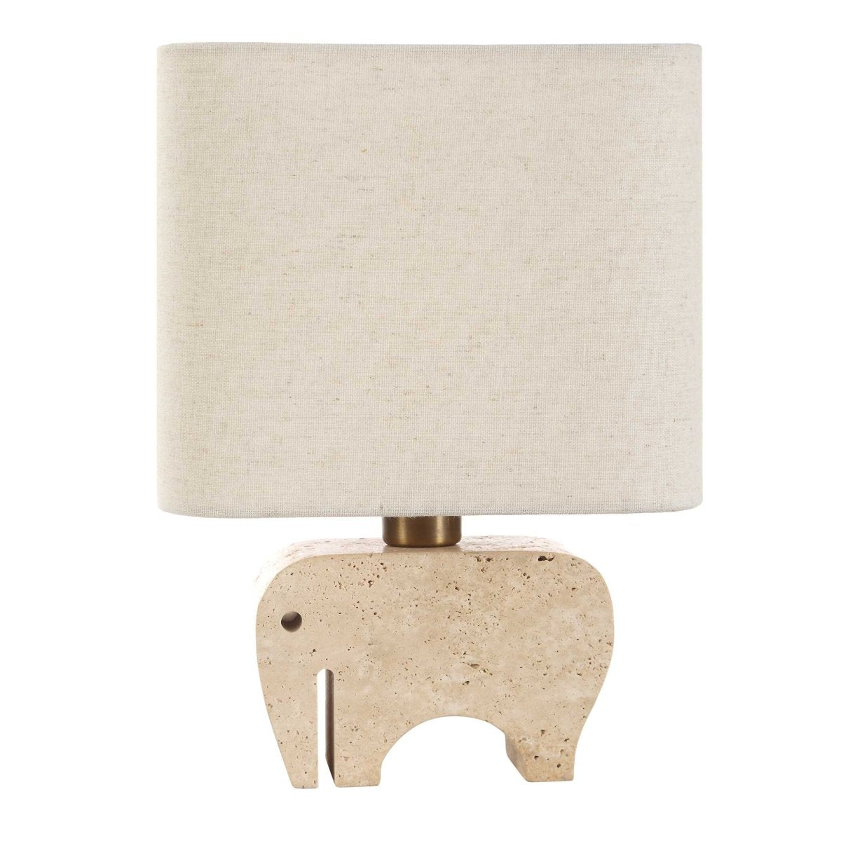 Tusk Travertine Accent Lamp - Uttermost - Table Lamp by Modest Hut
