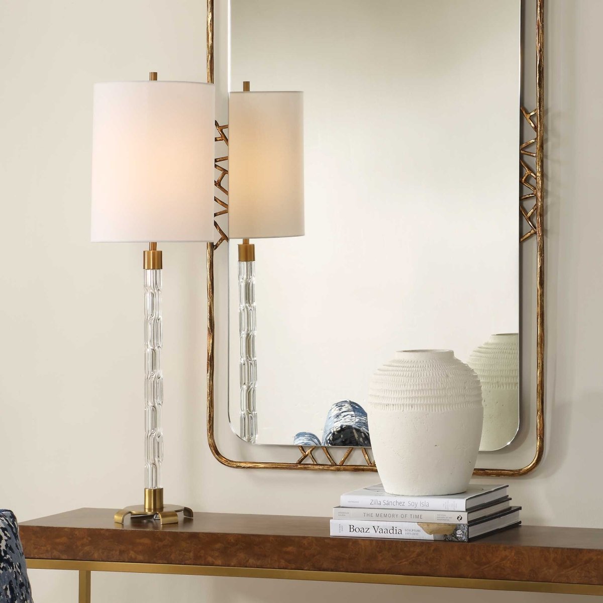 York Crystal Buffet Lamp - Uttermost - Table Lamp by Modest Hut