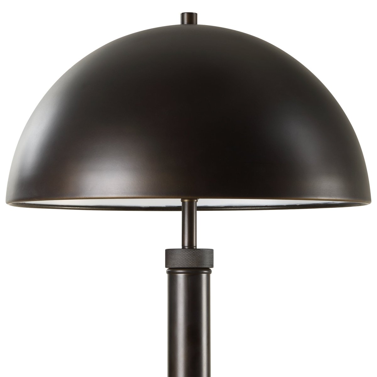 Antique Brass Metal Table Lamp with Knurling - Uttermost - Table Lamps by Modest Hut