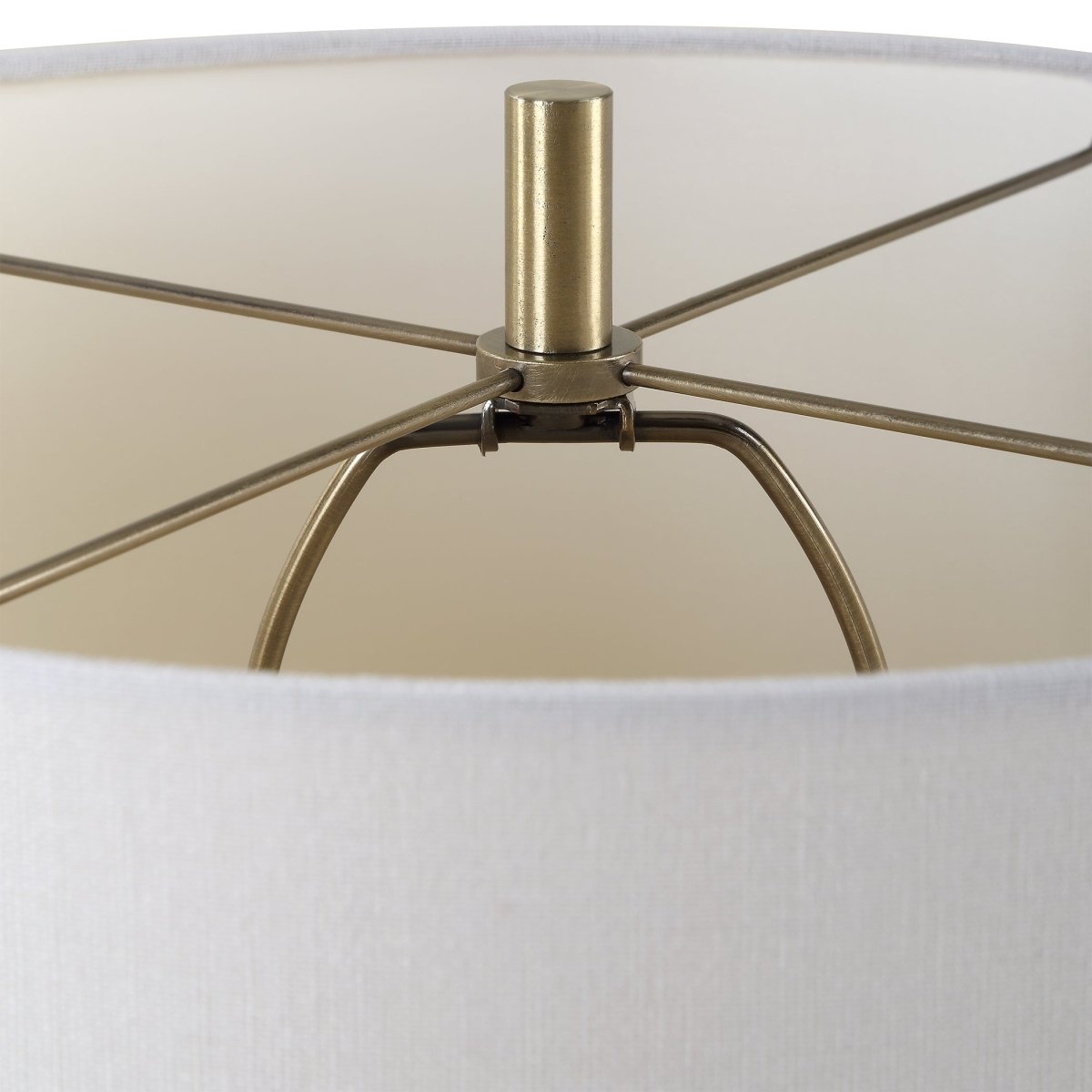 Antique Brass Table Lamp with Crystal - Uttermost - Table Lamps by Modest Hut