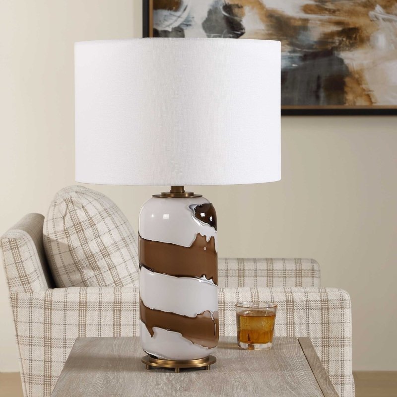 Ararat Swirl Table Lamp - Table Lamps