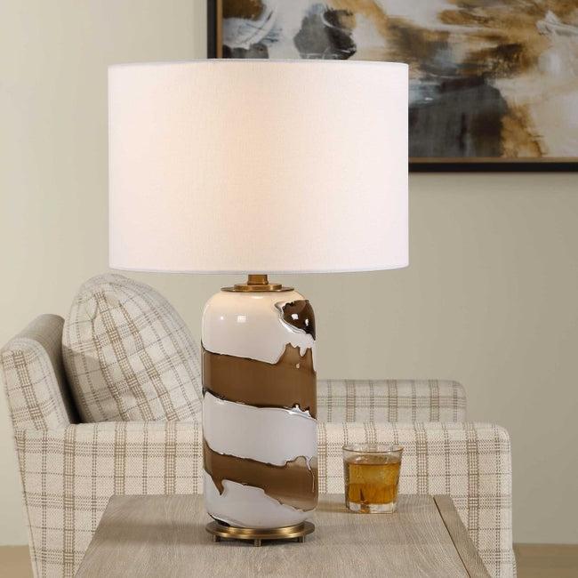 Ararat Swirl Table Lamp - Table Lamps