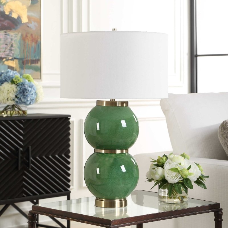 Banner Green Spheres Table Lamp - Table Lamps