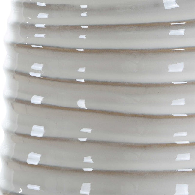 Barat White Ceramic Table Lamp - Table Lamps