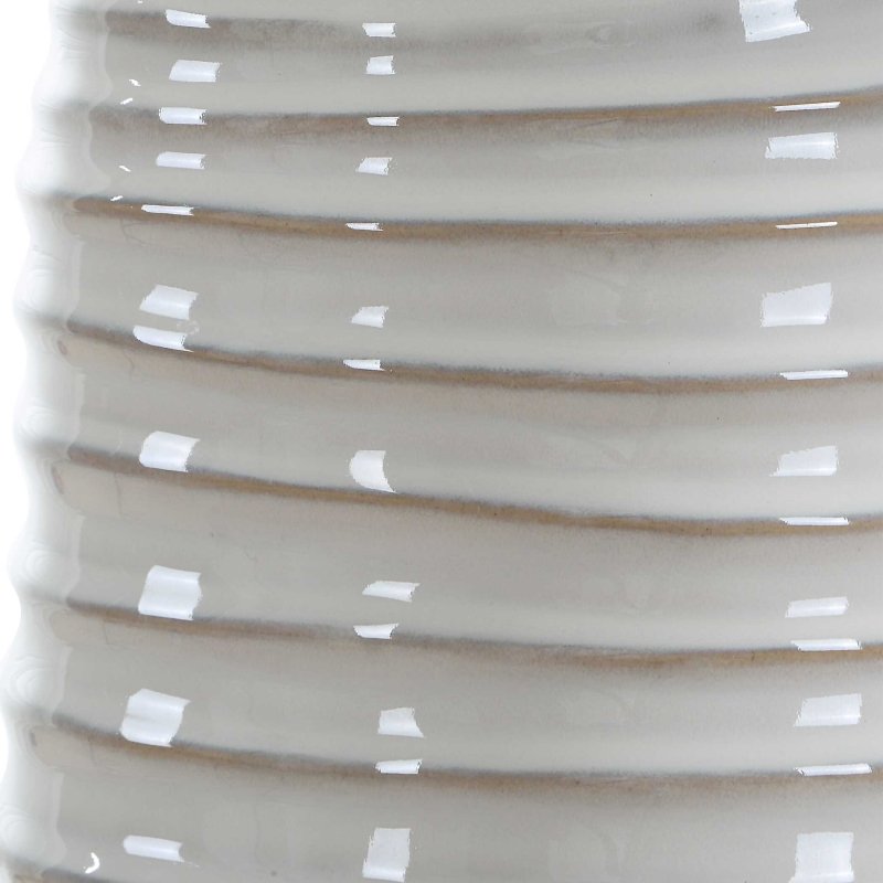 Barat White Ceramic Table Lamp - Table Lamps