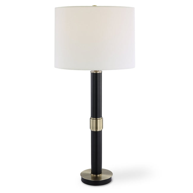 Black and Gold Metal Table Lamp - Uttermost - Table Lamps by Modest Hut