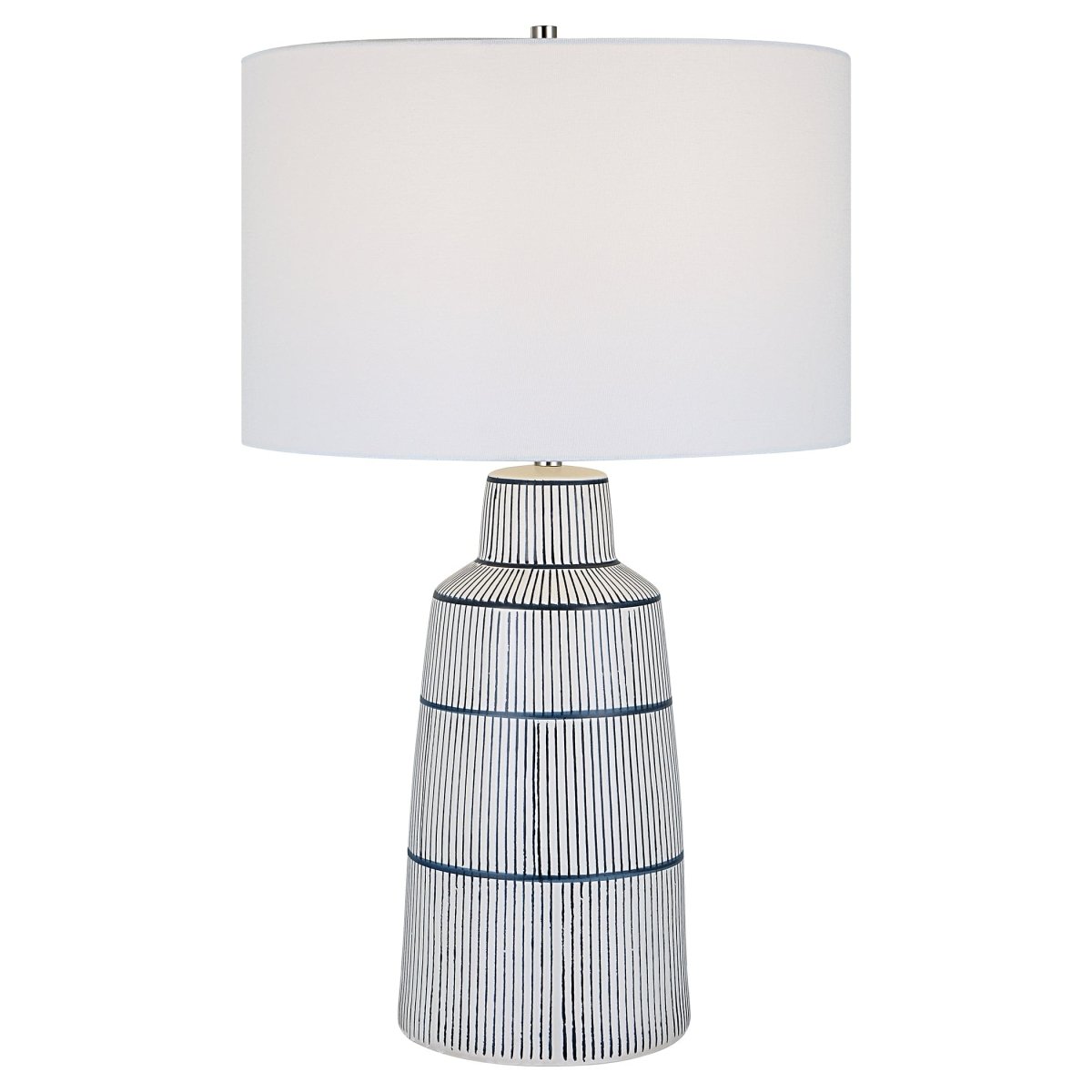 Breton Nautical Stripe Table Lamp - Uttermost - Table Lamps by Modest Hut