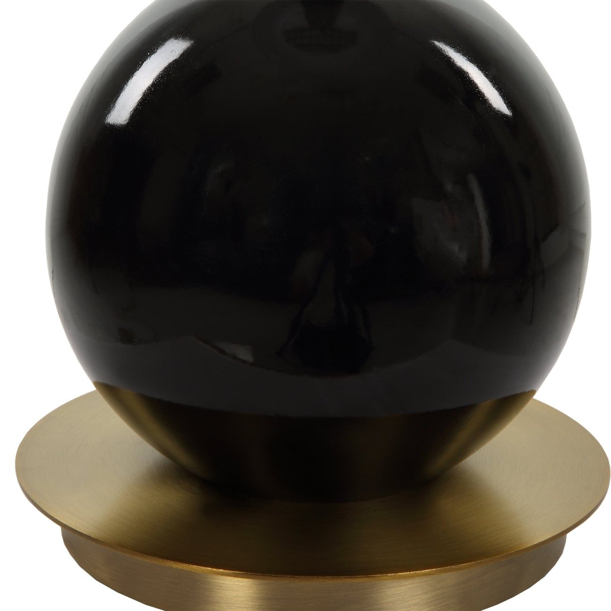 Brielle Polished Black Table Lamp - Uttermost - Table Lamps by Modest Hut
