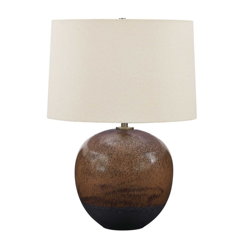Brownell Rust Brown Table Lamp - Table Lamps