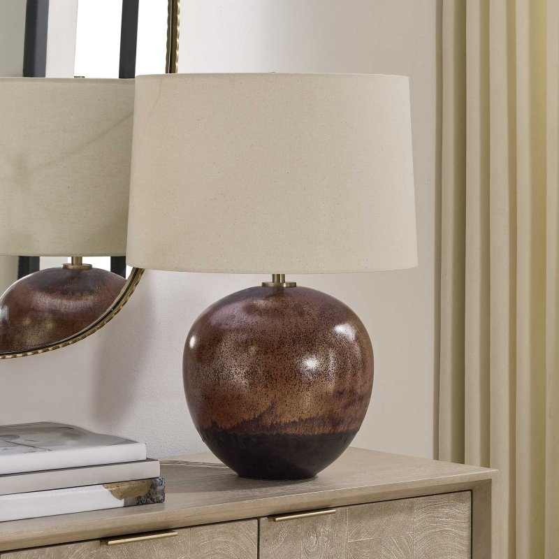 Brownell Rust Brown Table Lamp - Table Lamps