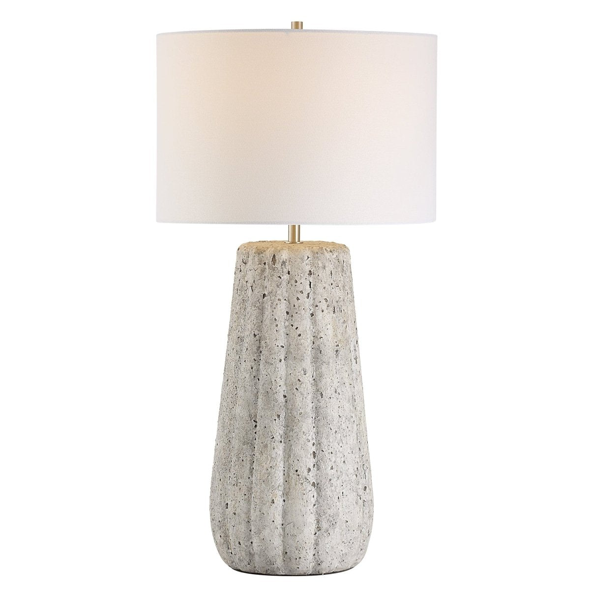Ceramic Stone Finish Table Lamp - Uttermost - Table Lamps by Modest Hut