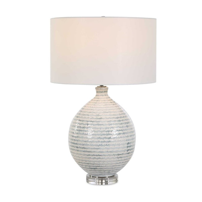 Clary Horizontally Striped Table Lamp - Table Lamps