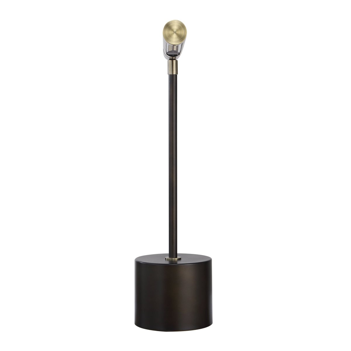 Dark Bronze Desk Lamp with Brass Accents - Uttermost - Table Lamps by Modest Hut