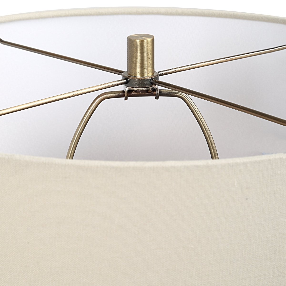 Distressed Emerald Green Ceramic Table Lamp - Uttermost - Table Lamps by Modest Hut