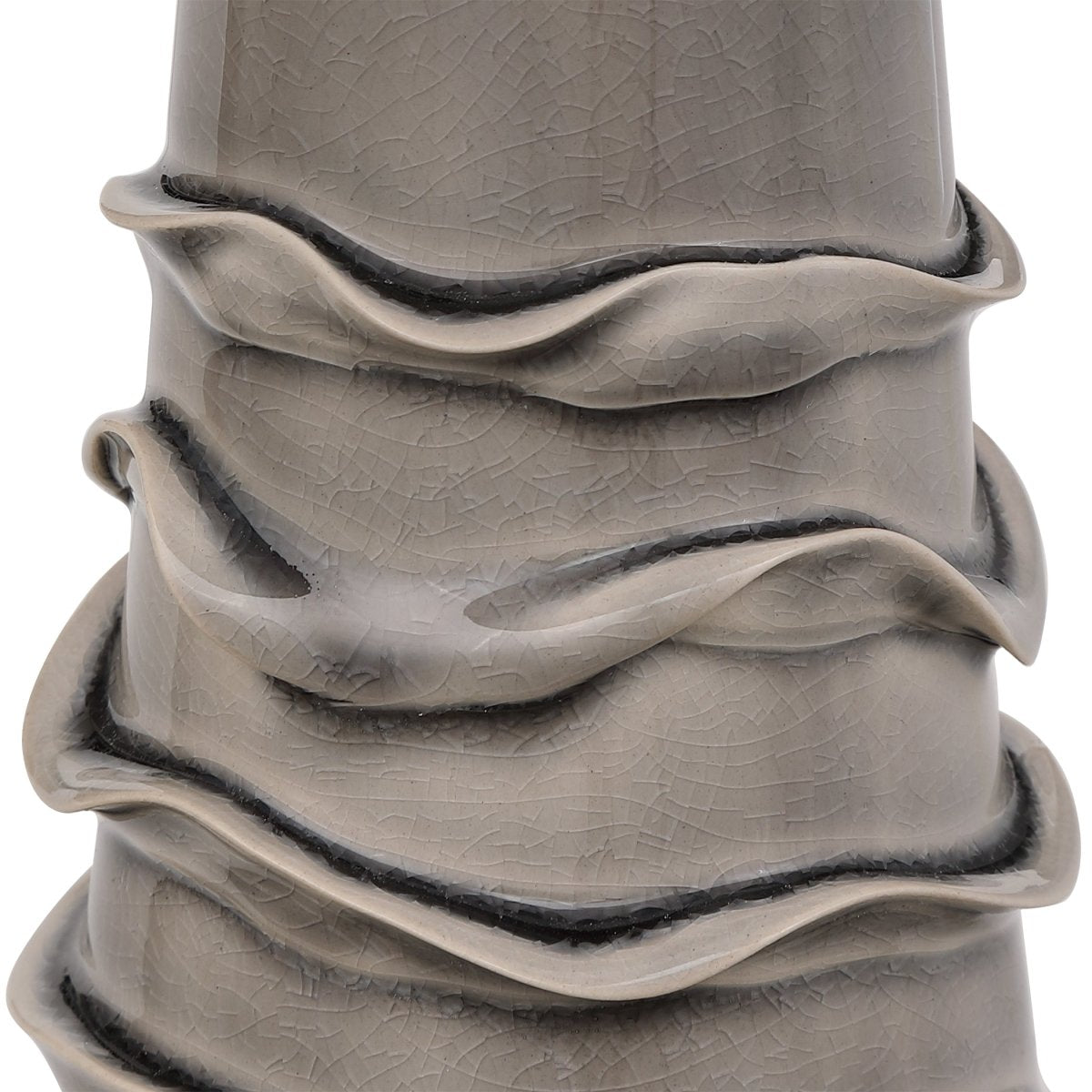 Dove Gray Ceramic Table Lamp - Uttermost - Table Lamps by Modest Hut