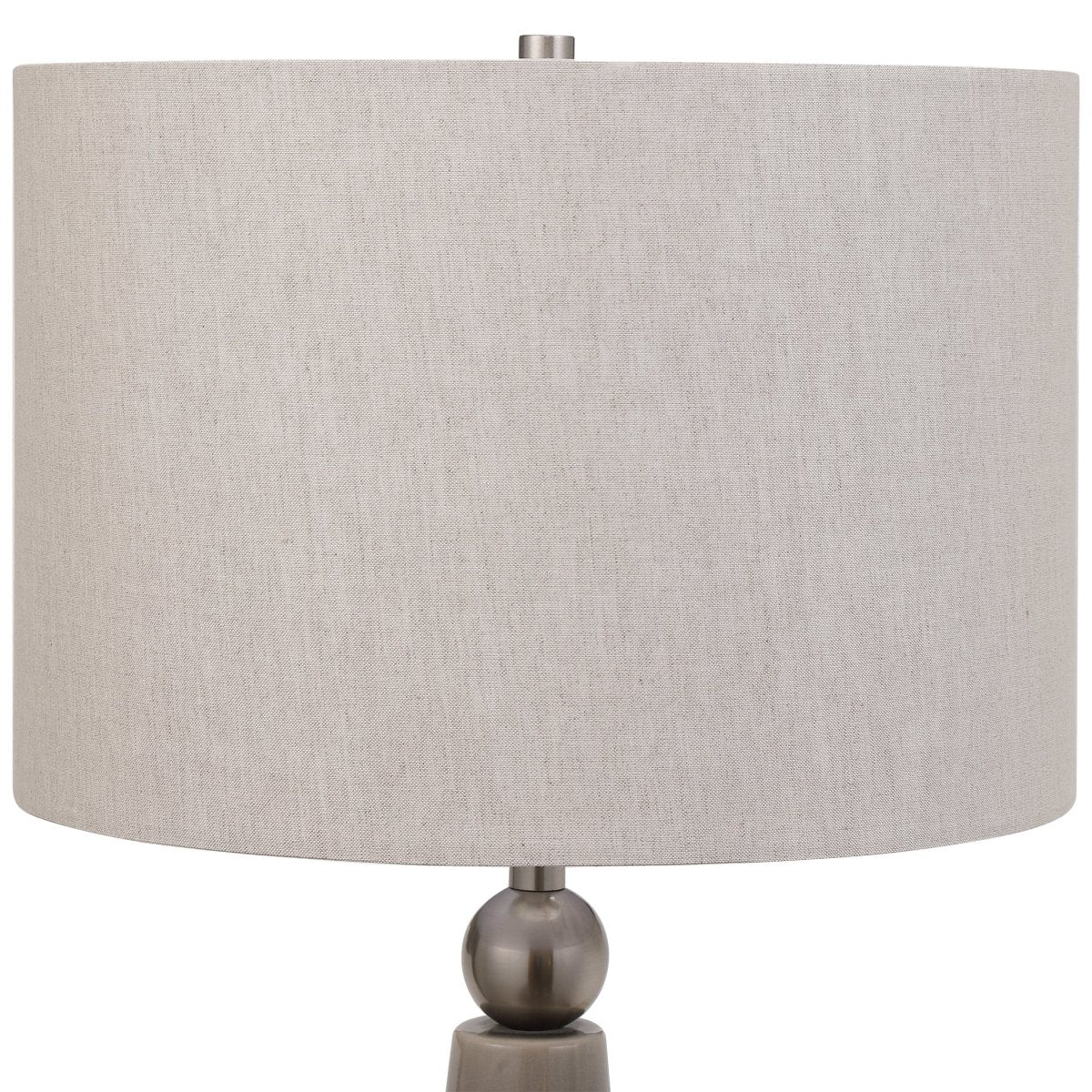 Dove Gray Ceramic Table Lamp - Uttermost - Table Lamps by Modest Hut