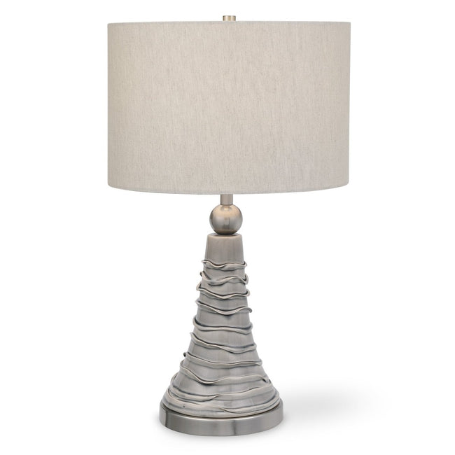 Dove Gray Ceramic Table Lamp - Uttermost - Table Lamps by Modest Hut