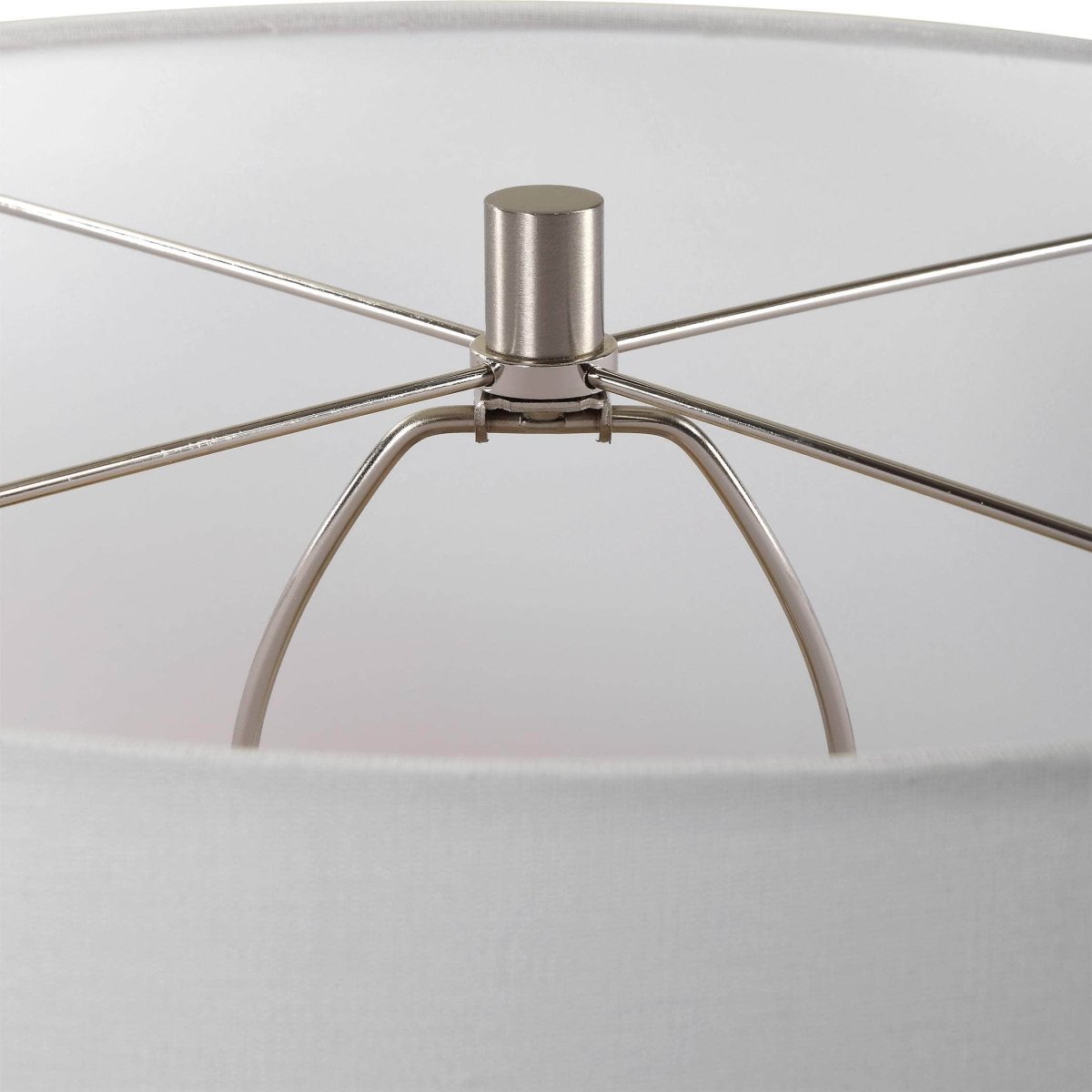 Dribble White Glaze Table Lamp - Uttermost - Table Lamps by Modest Hut