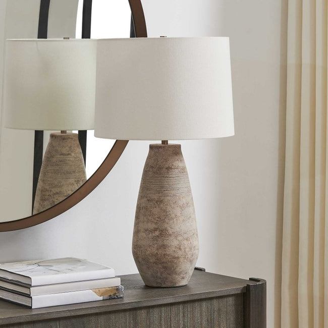 Dunford Aged Table Lamp - Table Lamps