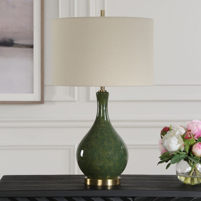 Elegant Ceramic Accent Lamp - Uttermost - Table Lamps by Modest Hut