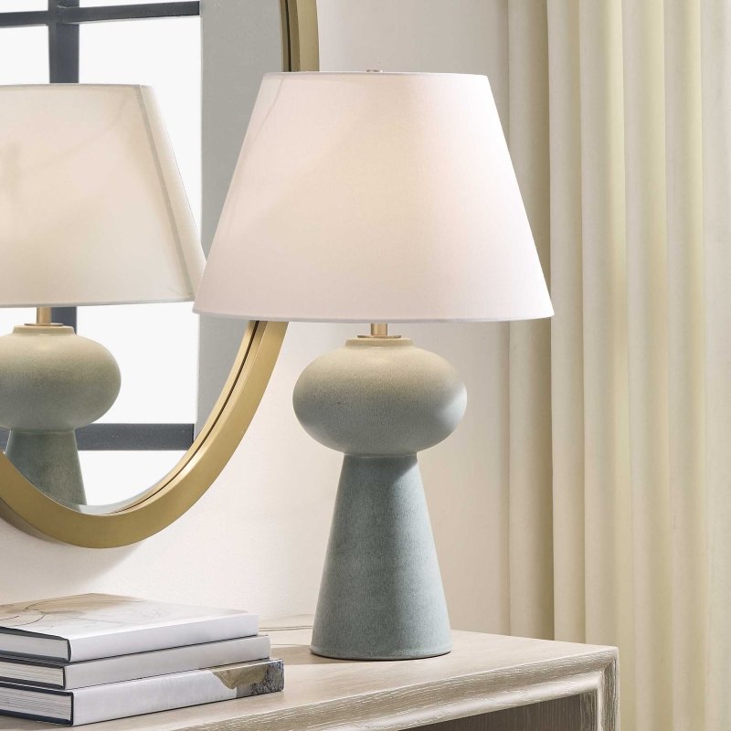 Elwyn Light Blue Table Lamp - Table Lamps