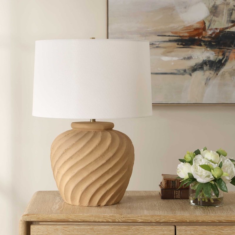 Farai Terracotta Table Lamp - Table Lamps