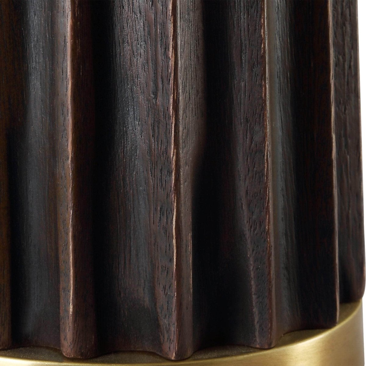 Forage Dark Scalloped Table Lamp - Uttermost - Table Lamps by Modest Hut