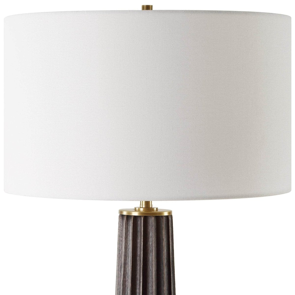 Forage Dark Scalloped Table Lamp - Uttermost - Table Lamps by Modest Hut
