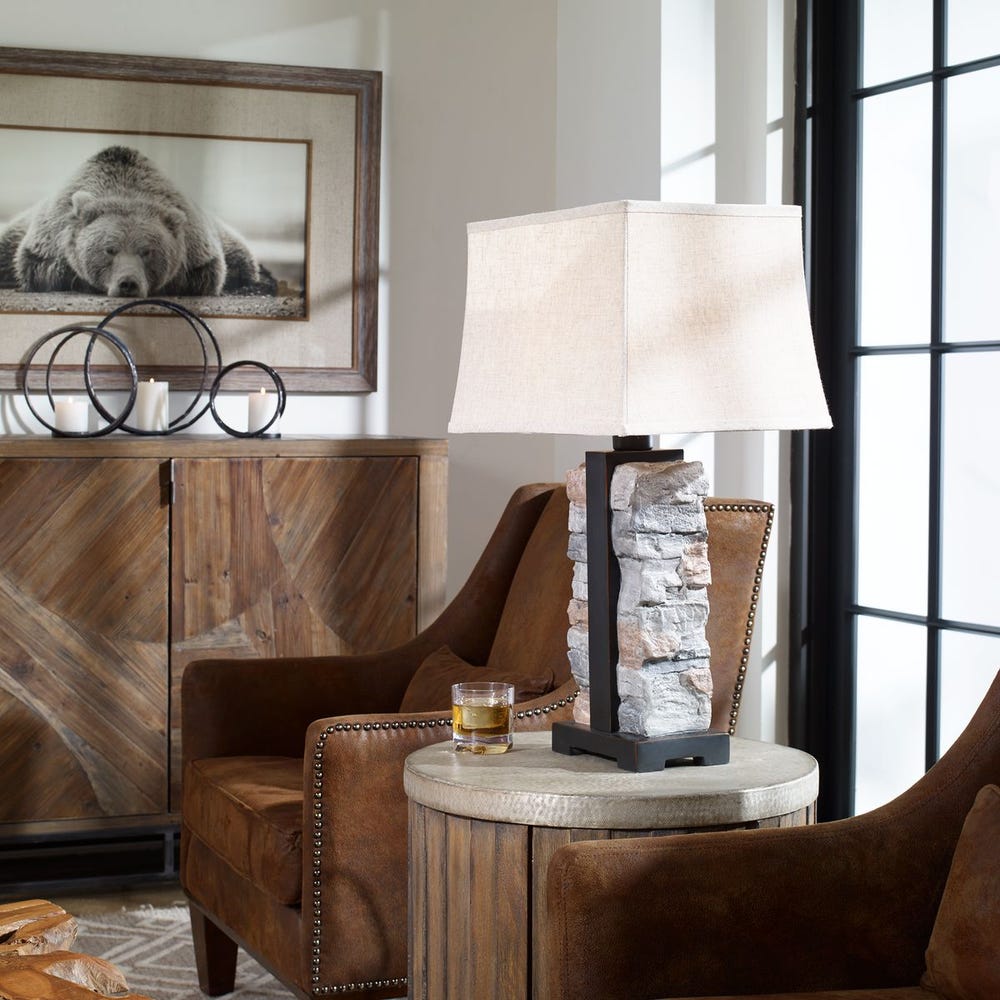 Kodiak Outdoor Table Lamp - Uttermost - Table Lamps by Modest Hut