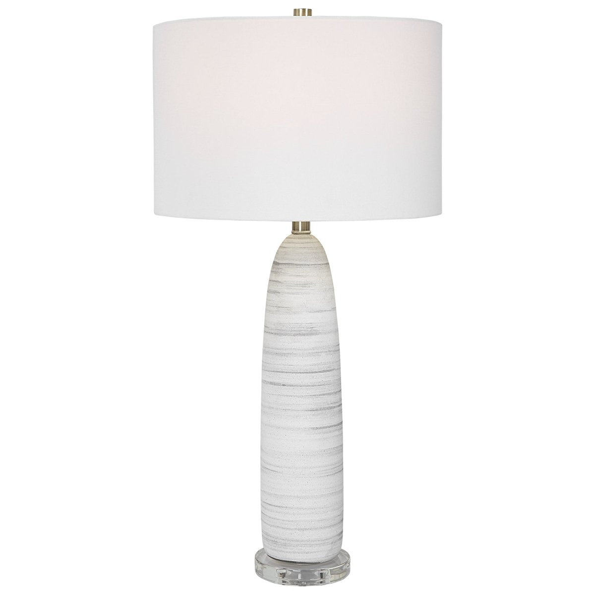 Levadia Matte White Table Lamp - Uttermost - Table Lamps by Modest Hut