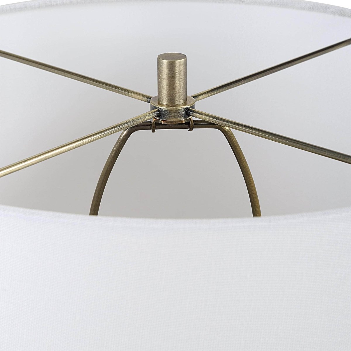 Liora White Table Lamp - Uttermost - Table Lamps by Modest Hut
