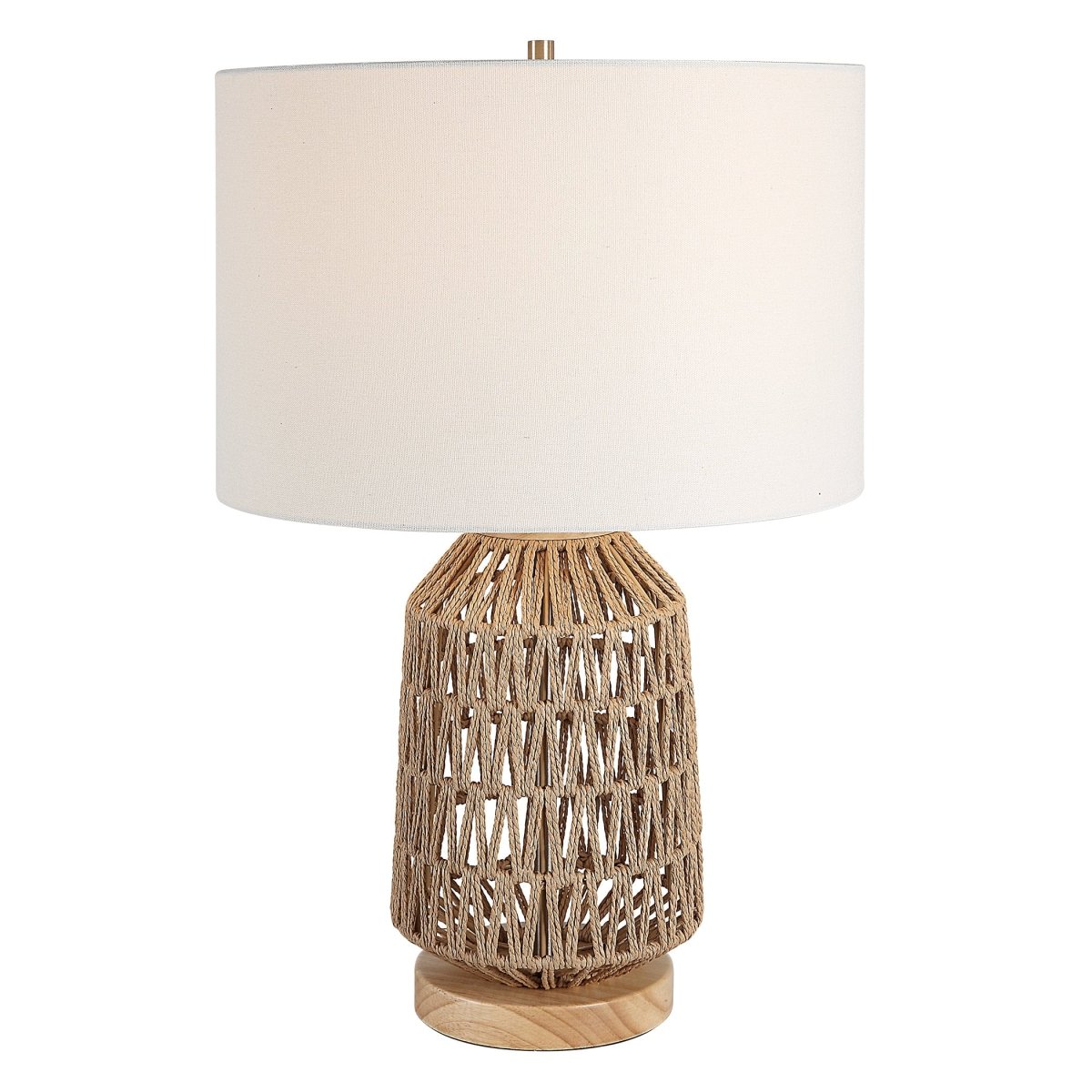 Natural Rope Casual Table Lamp - Uttermost - Table Lamps by Modest Hut