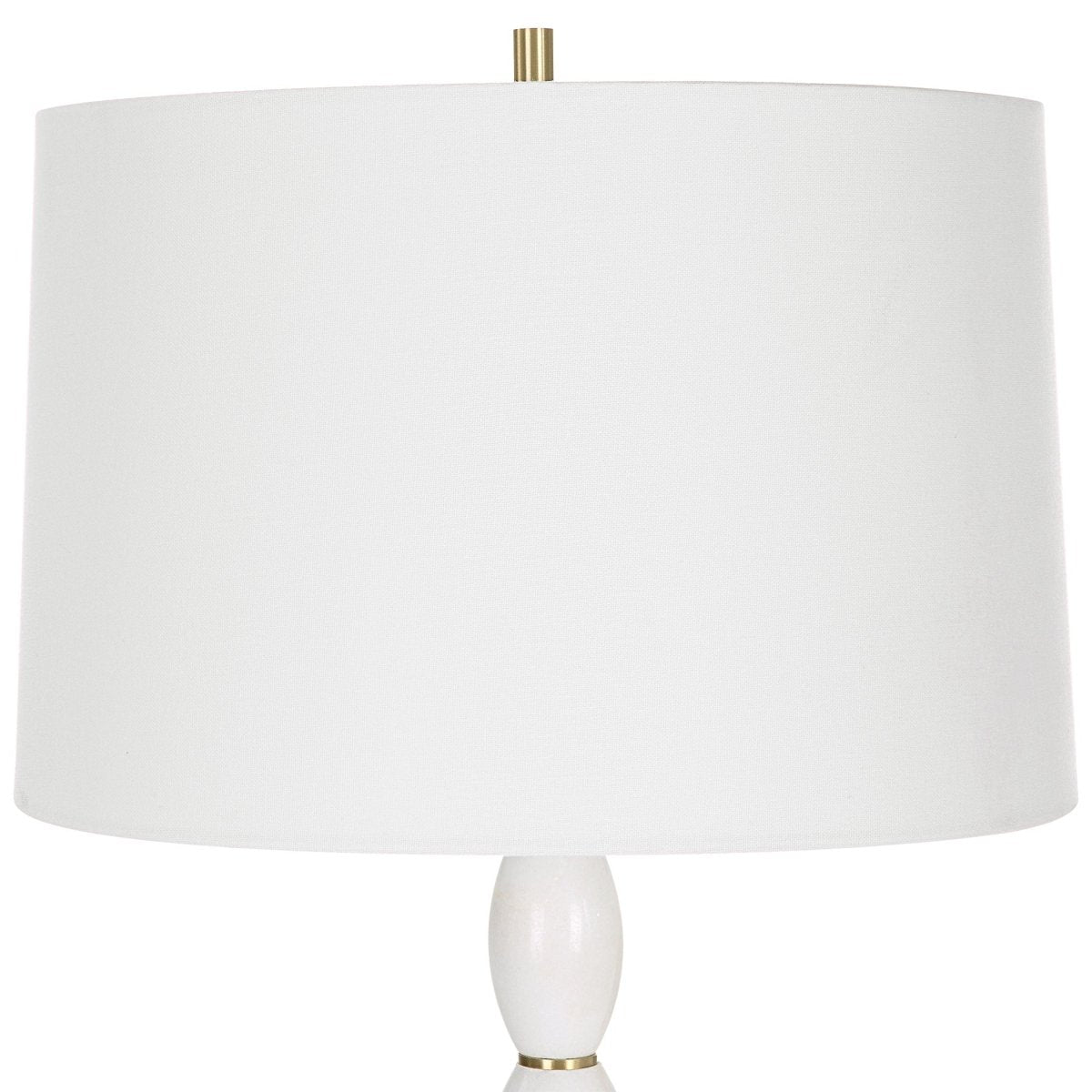 Regalia White Marble Table Lamp - Uttermost - Table Lamps by Modest Hut