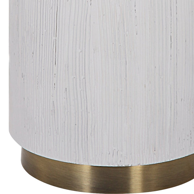 Ruse Whitewashed Table Lamp - Uttermost - Table Lamps by Modest Hut