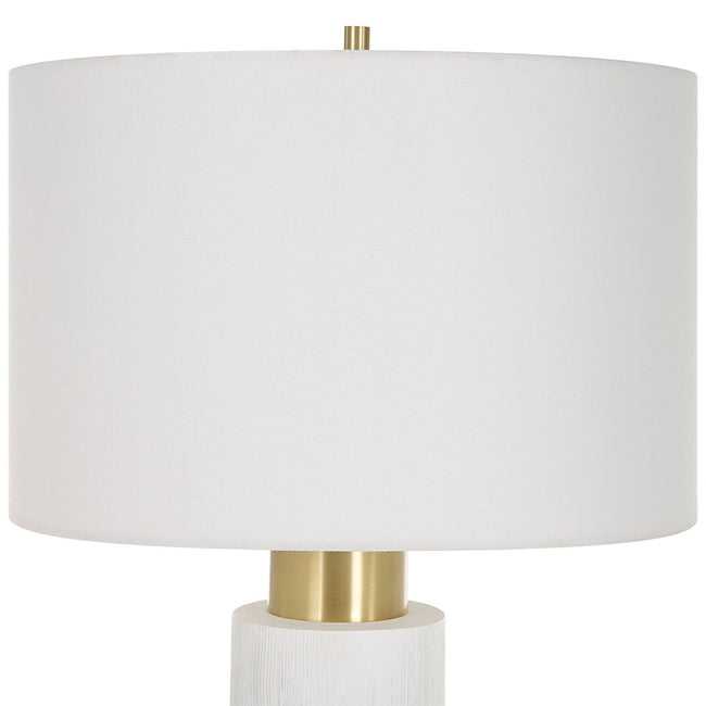 Ruse Whitewashed Table Lamp - Uttermost - Table Lamps by Modest Hut