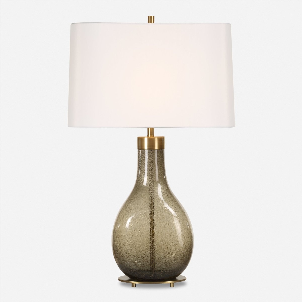 Shyla Dark Glass Table Lamp - Uttermost - Table Lamps by Modest Hut