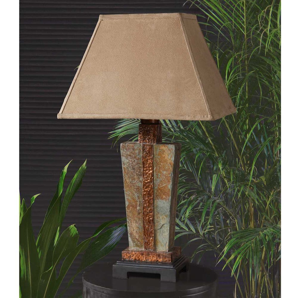 Slate Outdoor Table Lamp - Uttermost - Table Lamps by Modest Hut