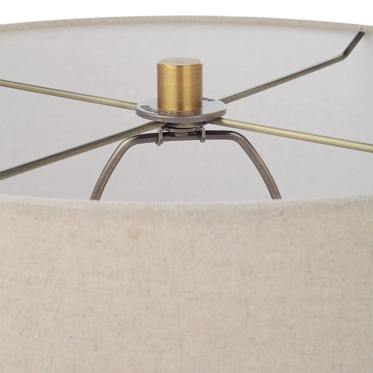 Spyglass Black Wood Grain Table Lamp - Uttermost - Table Lamps by Modest Hut