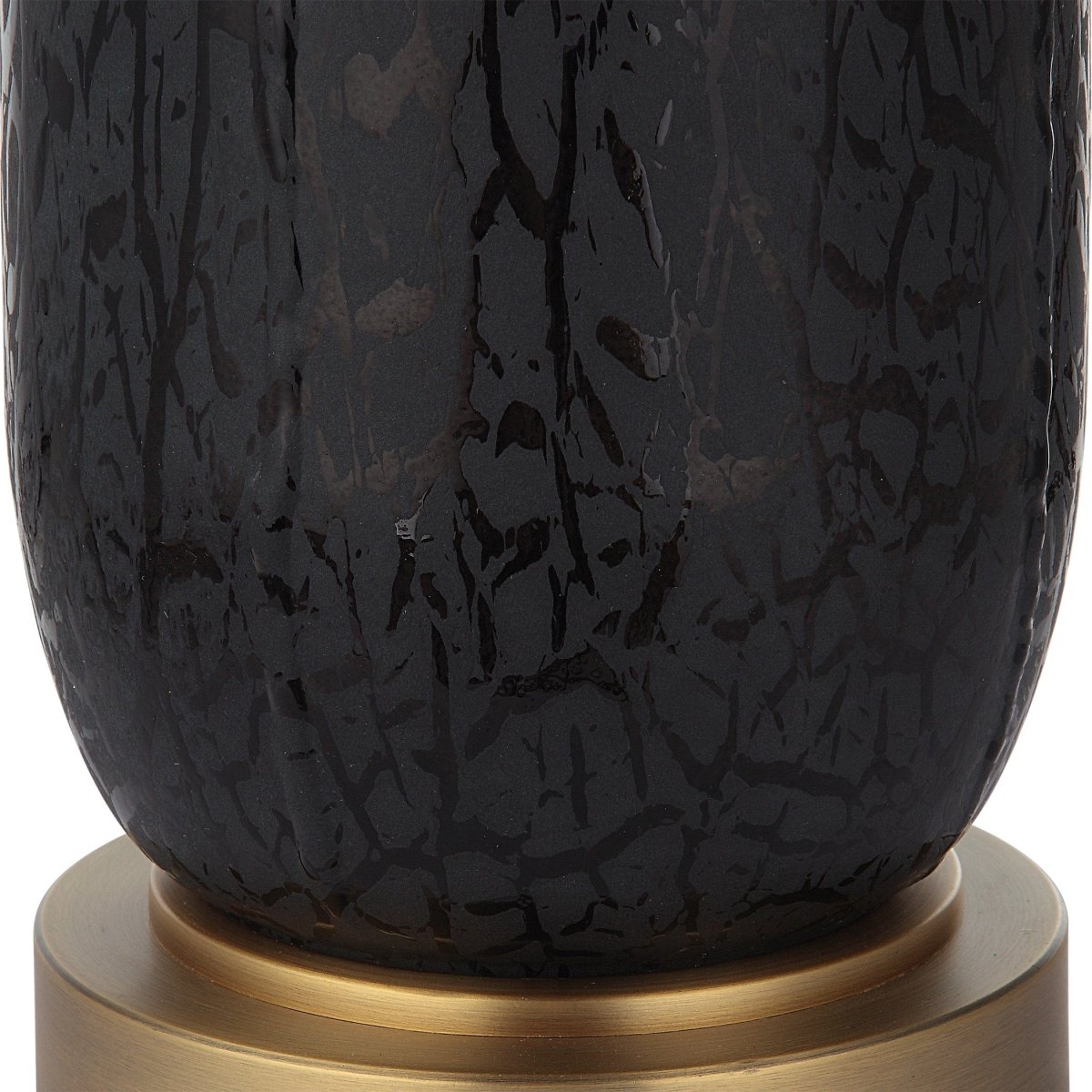Spyglass Black Wood Grain Table Lamp - Uttermost - Table Lamps by Modest Hut