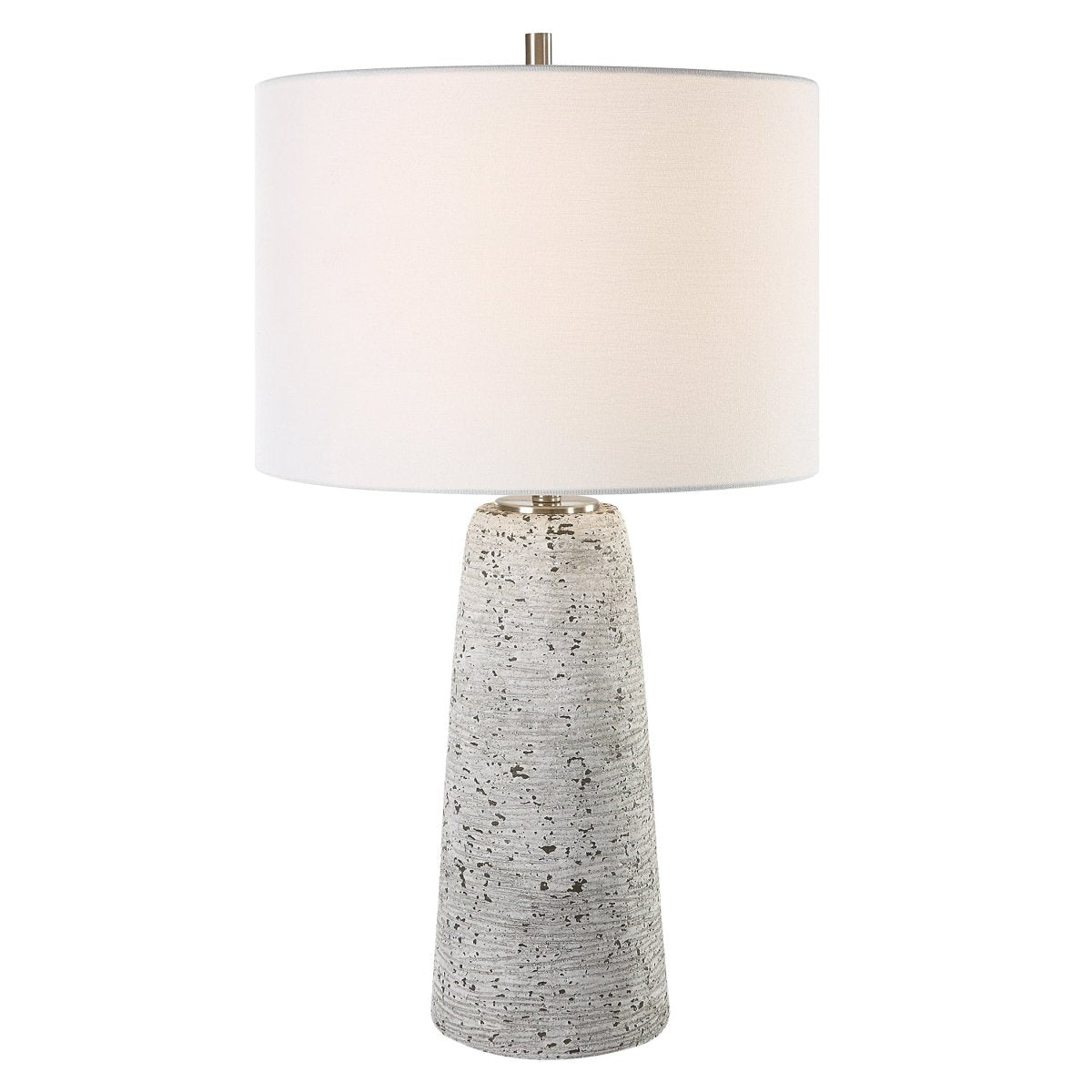 Stone Finish Ceramic Table Lamp - Uttermost - Table Lamps by Modest Hut