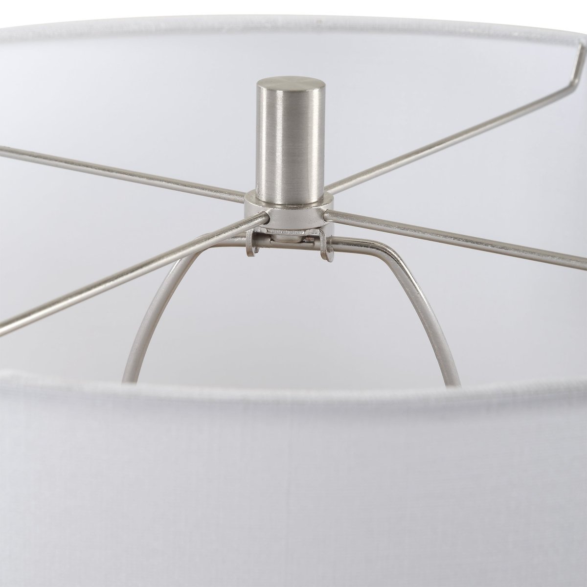 Teal Ceramic Table Lamp with Ribbed Texture - Uttermost - Table Lamps by Modest Hut