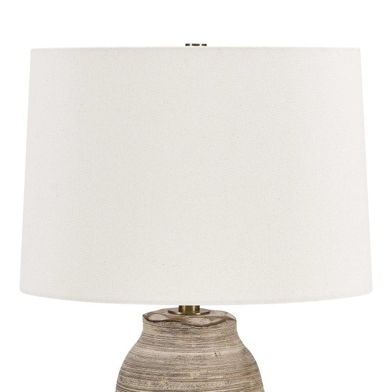 Tonachio Etched Urn Table Lamp - Table Lamps