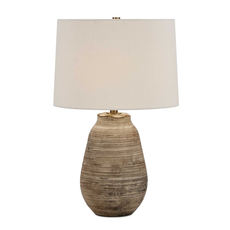 Tonachio Etched Urn Table Lamp - Table Lamps