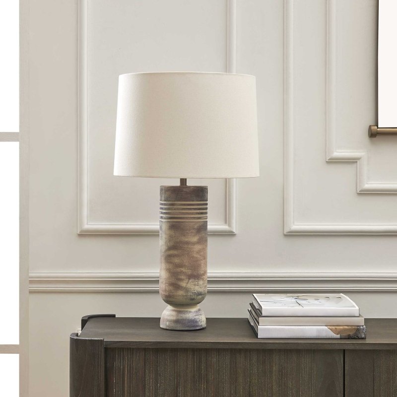 Vale Beige Hues Table Lamp - Table Lamps