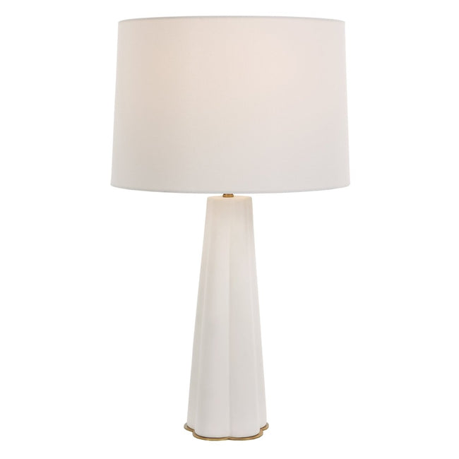 White Glaze Ceramic Table Lamp - Uttermost - Table Lamps by Modest Hut